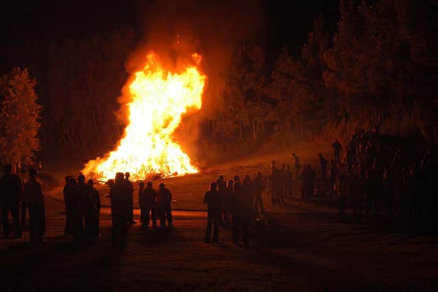 Bonfires were traditionally lit at Lughnasa.