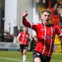 Derry City striker Jamie McGonigle scored a late, late winner the last time Shamrock Rovers were at Brandywell.