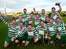 The victorious Top of the Hill Celtic team celebrate their 2015 Pat Harkin Summer Cup victory.