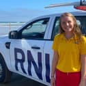 Senior RNLI lifeguard Cara Telfer.