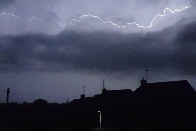 The Met Office have issued a yellow thunder warning