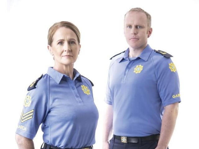 A new Garda blue polo shirt