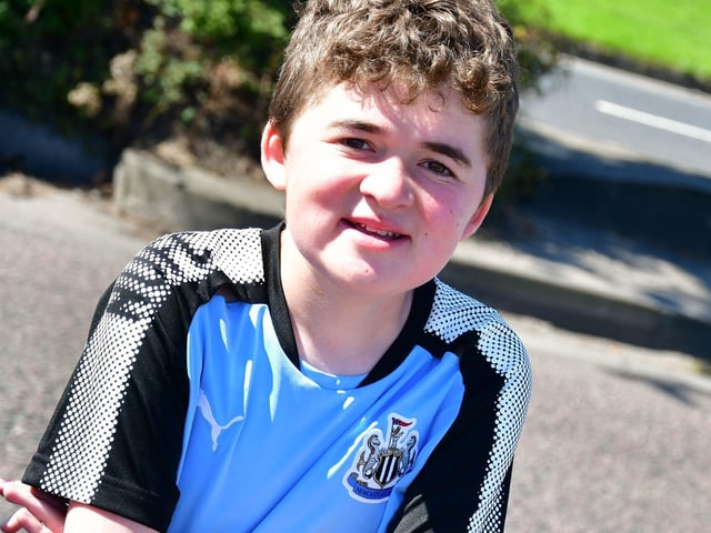 Smiles all round as Niall O'Doherty enjoys his mammoth walk for Action Duchenne.