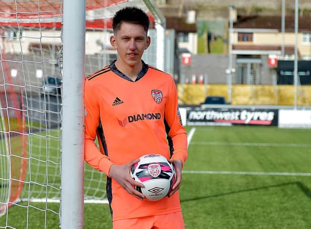 Goalkeeper Jack Lemoignan is back in the Derry City squad after a recent injury.
