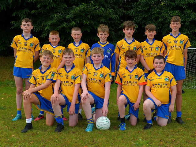 Burt U13s who took part in the John McChrystal Cup at Doire Trasna on Sunday morning last. Photo: George Sweeney. DER2233GS – 0007