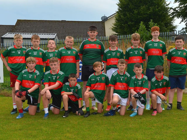 Slaughtmanus participated in the John McChrystal U13 Cup at Doire Trasna on Sunday morning last. Photo: George Sweeney.  DER2233GS – 002