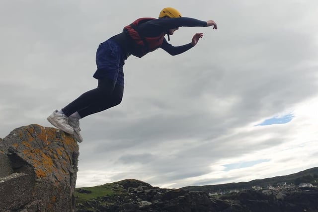 A leap of faith at Portnablagh