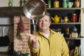 Jamie kicks off his new one-pan series with a simplified and delicious frying-pan pasta