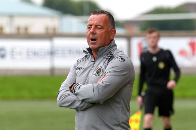 Institute manager Brian Donaghey hopes to add at least one more player to his squad. Picture by George Sweeney