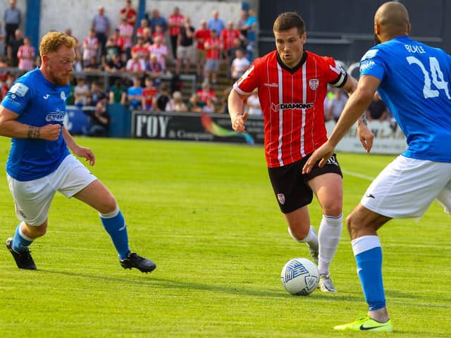 Derry City's Patrick McEleney was in sparklingly form at Finn Harps last month. Picture by Kevin Moore/MCI
