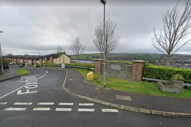 The burglary happened in the Fox Hill area of Derry. File picture; Google Earth