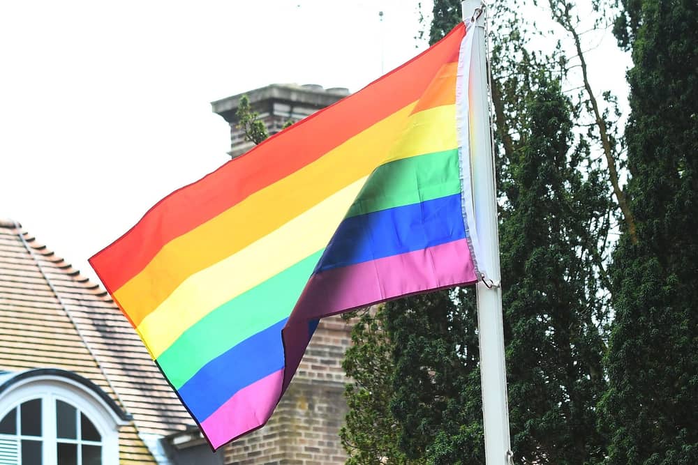 A Pride flag. Pic Colm Lenaghan/Pacemaker