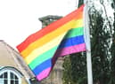 A Pride flag. Pic Colm Lenaghan/Pacemaker