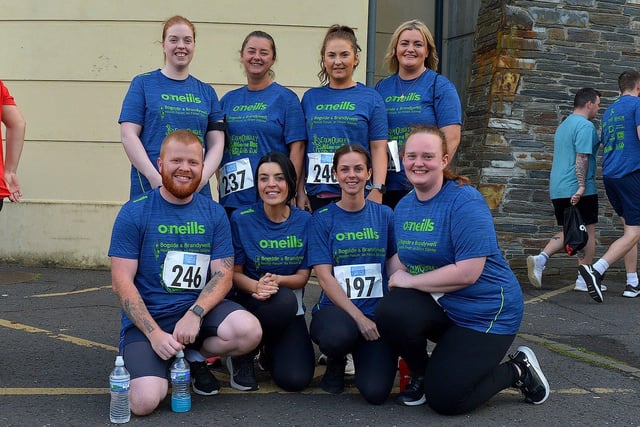 Members of AD Fitness took part in the Colm Quigley Jog in the Bog on Thursday evening last. Photo: George Sweeney.  DER2233GS – 038