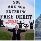 VIncent Coyle said the iconic Free Derry Wall remains a beacon of justice and hope for civil rights causes around the world, and right in the Garden of Reflection he helped develop in memory of Bishop Edward Daly.