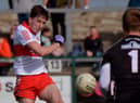 Derry players Paul Cassidy hit two late goals as Bellagy came from behind to defeat Dungiven and register the Tones' first win of the senior championship. (Photo: George Sweeney)