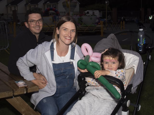 Orla, Sinead and Matthew Try pictured at Saturday nightâ€TMs Grand Finale.