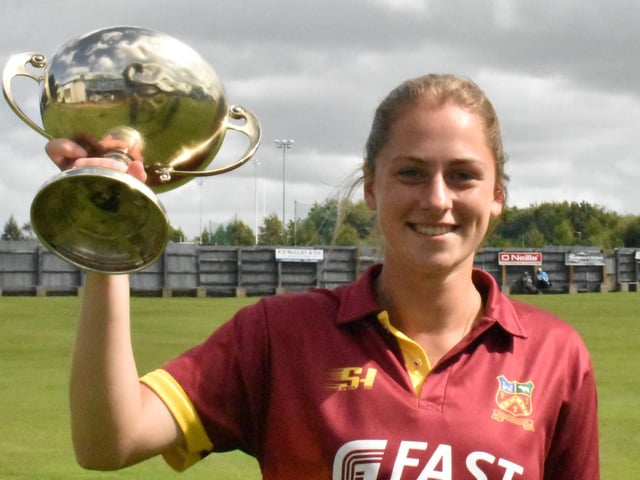 Irish International Alana Dalzell was part of the Bready team that won the League 1 title.