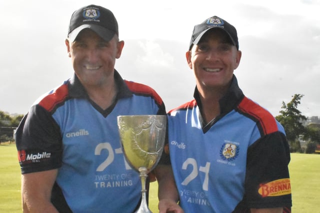 Johnny Thompson and Gareth McKeegan - title winners with Brigade - do it again with Newbuildings.