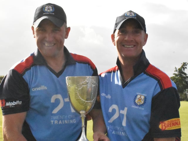 Johnny Thompson and Gareth McKeegan - title winners with Brigade - do it again with Newbuildings.
