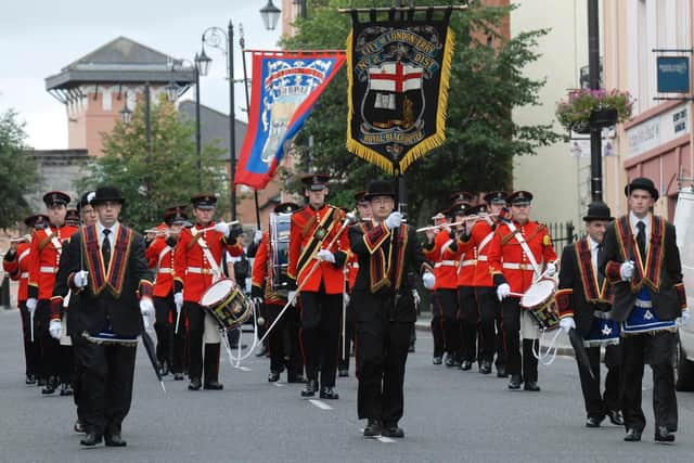 City of Londonderry No2 District RBP during a previous 'Last Saturday' parade.