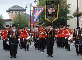 City of Londonderry No2 District RBP during a previous 'Last Saturday' parade.