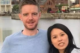 The late Cormac McLaughlin, pictured with his wife, Krystal.