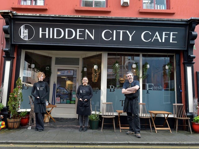 The Best Free From award for eateries with the best menu options free from allergens in Derry went to Hidden City Café.