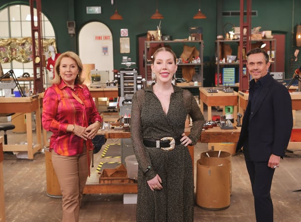 Dinny Hall, Katherine Ryan and Shaun Leane