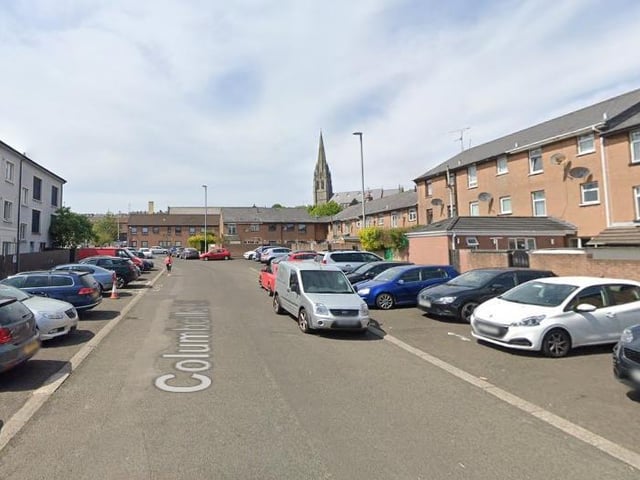 Columbcille Court (Cúirt Cholmcille). Columbcille, also known as Colm Cille and St. Columba, the patron saint of Derry. He was born in Gartan, Co. Donegal and went on to found many monastic settlements, including one at Derry, which led to an early name for the city, Doire Cholm Cille. This was not, however, the earliest name for the city, as it is recorded as Doire Calgaigh in AD535. Colm Cille also founded Iona in Scotland where the illuminated manuscript known as the Book of Kells was created.