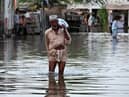 People going to their village to check the situation and to take out the things. Location near Sanjar Chang town in Sindh. Photo: Emmanuel Guddo/Concern Worldwide