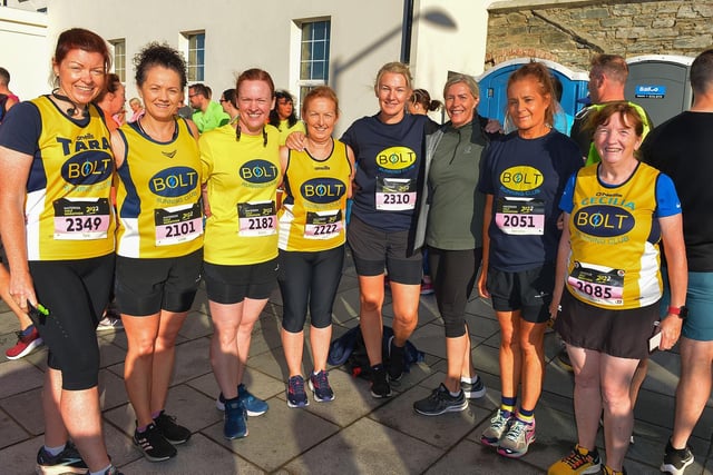 Members of Bolt Running Club took part in the 39th Waterside Half Marathon on Sunday morning last. Photo: George Sweeney.  DER2236GS – 001