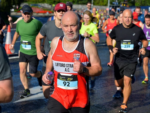 Liam Cleary from Lifford Strabane Athletic Club. Photo: George Sweeney. DER2236GS – 012