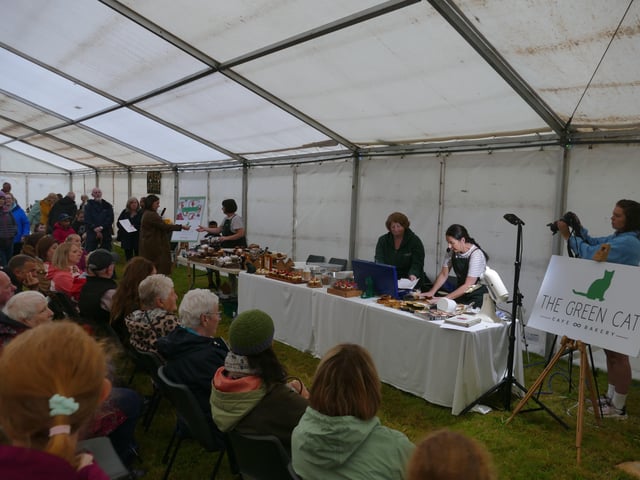 Green Cat Cookery demonstration