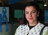 Jamie-Lee O'Donnell is 'delighted' to be learning Irish in Cultúrlann Uí Chanáin.