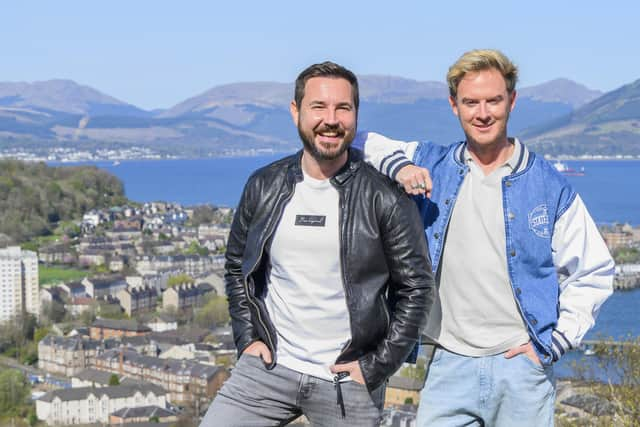 Martin Compston and Phil MacHugh