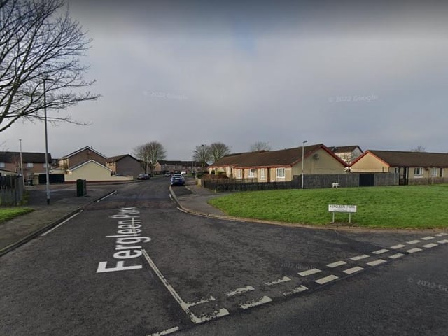 Fergleen Park (Páirc Fergleen). A name patched together from parts of Fergus and Eileen, the name of the builder and his wife.