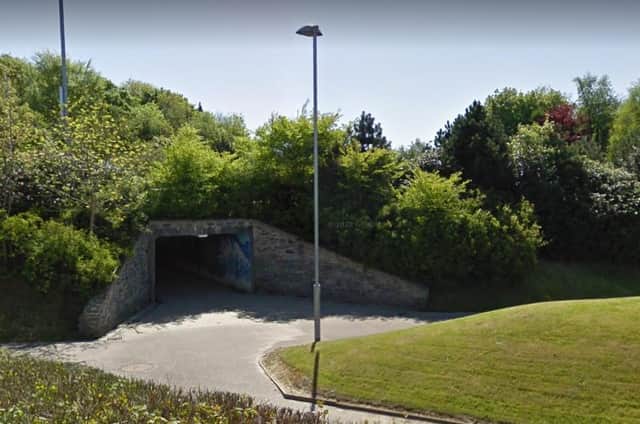 The assault occurred in one of the tunnels on the Dungiven Road.