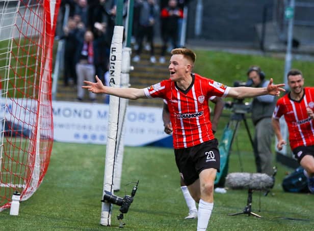 Brandon Kavanagh chose the perfect time to score his first Derry City goal as he ended Shamrock Rovers' FAI Cup journey.