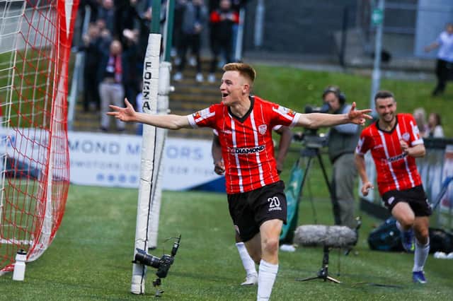 Brandon Kavanagh chose the perfect time to score his first Derry City goal as he ended Shamrock Rovers' FAI Cup journey.