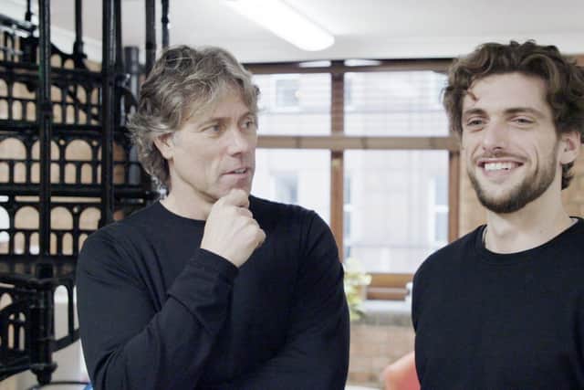 John Bishop with his son Joe