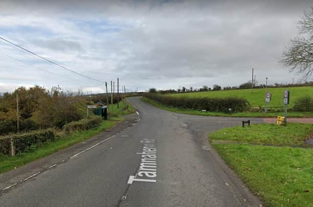 The Tamnaherin and Brockagh crossroads.