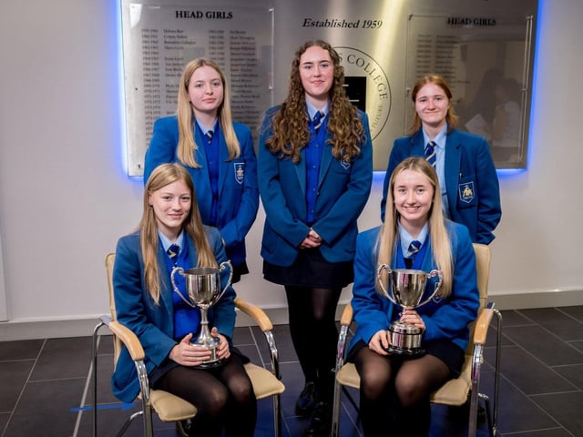 Year 12 Prize-winners for highest achievement at GCSE.