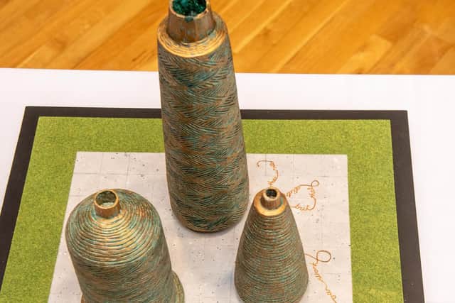 The artwork is on display in the Tower Museum.