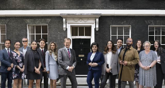 Connal, Natalie, Adam, Holly, Darius, Alice, Alistair, Sayeeda, Kelly, Rico, Danny, Caroline, Jackie and Verity
