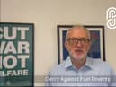 Jeremy Corbyn urges everyone in Derry to attend cost of living rally on Saturday, October 1.