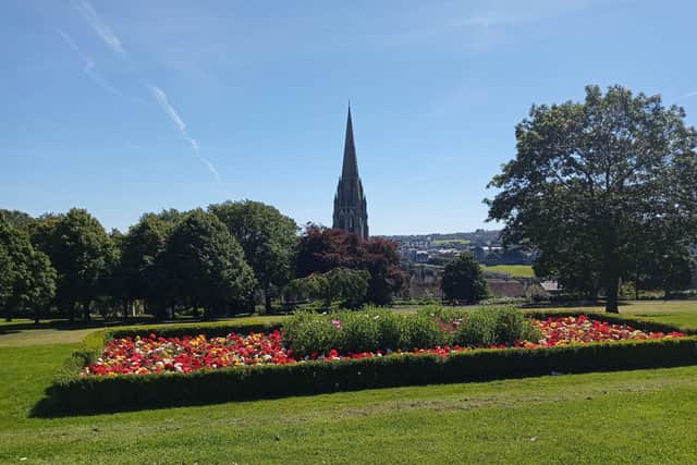 Beautiful Brooke Park in bloom in Derry.