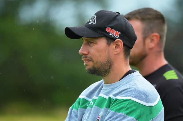 City of Derry Head Coach, Richard McCarter. (Photo: George Sweeney)