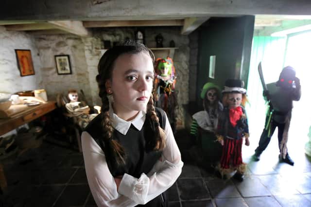 "On Hallowe'en nights people used to eat potatoes and bread. The lady of the house had the spoons nicely shined up and a fairy came in and asked for the loan of spoons. She said she had none but the ones she was going to use shortly."
