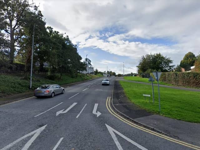 The alert occurred on the Glen Road